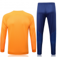 22/23 Barcelona Long Zipper Training Suit Orange